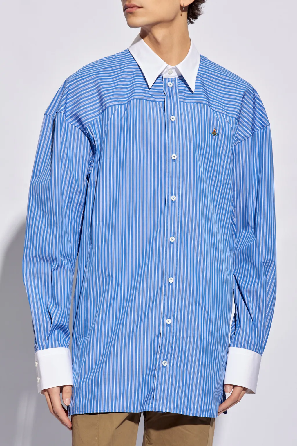 Vivienne Westwood Football Striped Long-Sleeved Shirt