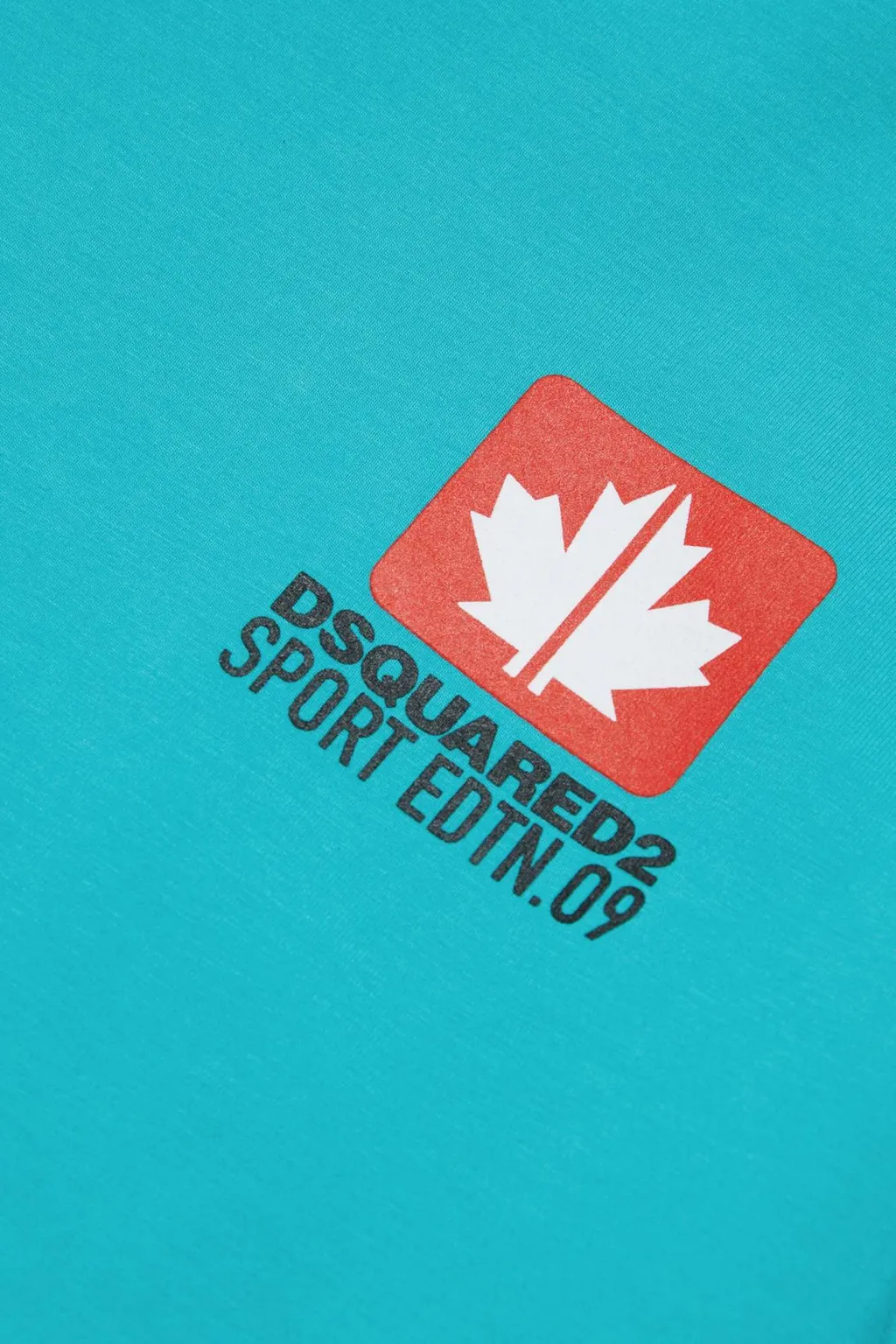 Dsquared2 Kids Logo-Printed Two-Toned Crewneck T-Shirt