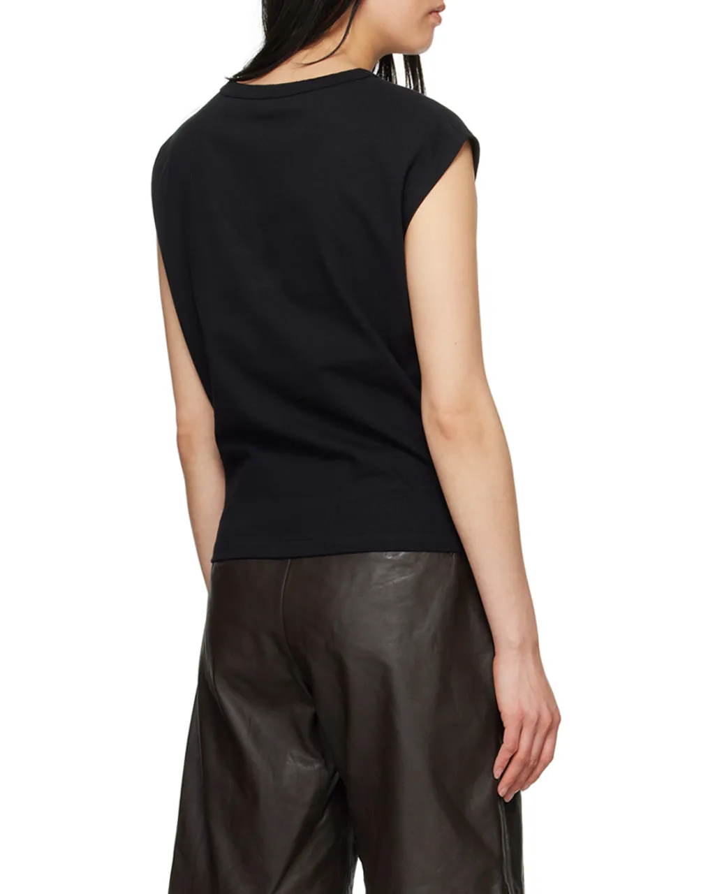 Lemaire Crewneck Sleeveless Jersey T-Shirt
