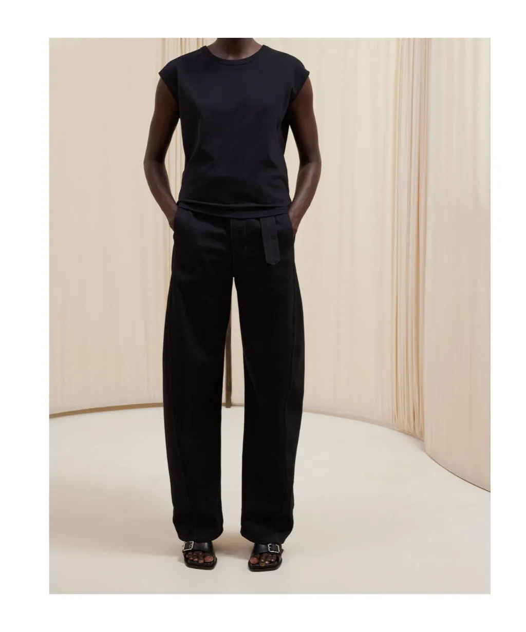 Lemaire Crewneck Sleeveless Jersey T-Shirt