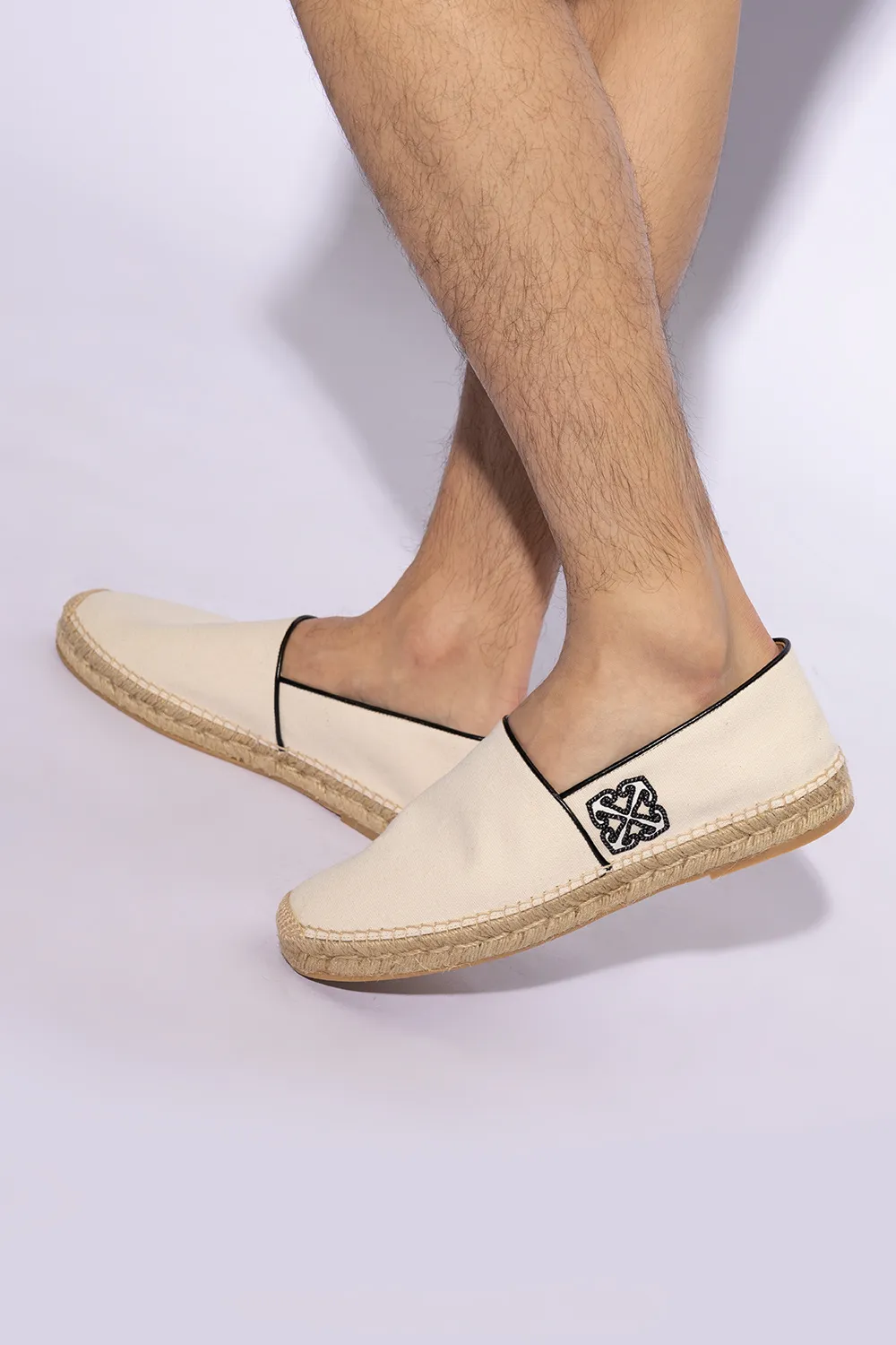 Off-White Anglette Arrow-Embroidered Slip-On Espadrilles