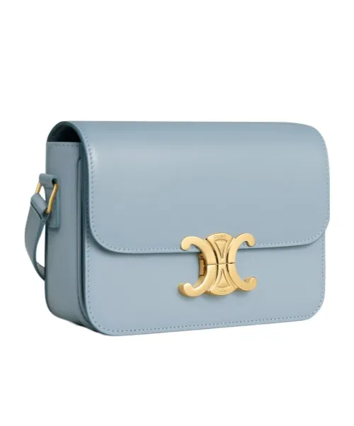 Teen Triomphe Bag In Shiny Calfskin