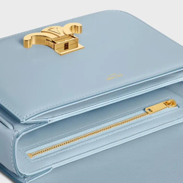 Teen Triomphe Bag In Shiny Calfskin