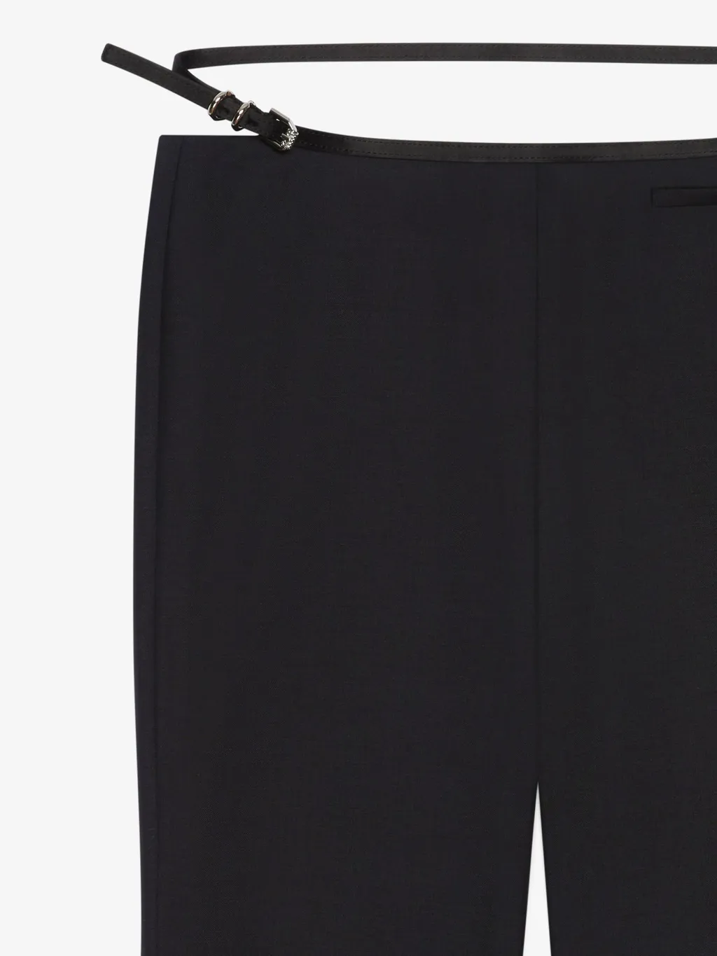 Voyou Flare Tailored Pants In Wool And Mohair
