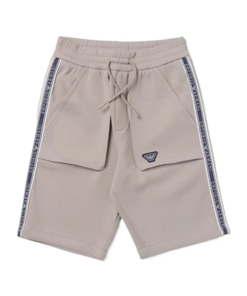 Logo-Stripe Track Shorts
