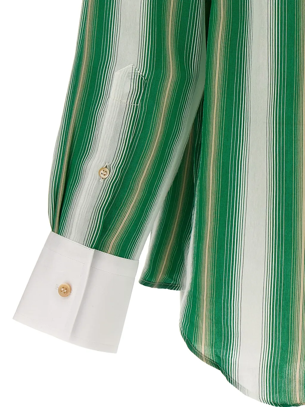 Wales Bonner Cadence Striped Long-Sleeved Shirt