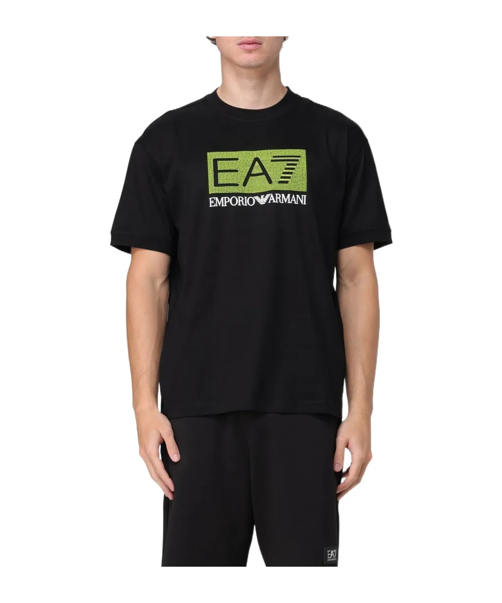 Open-Necked Black Shirt