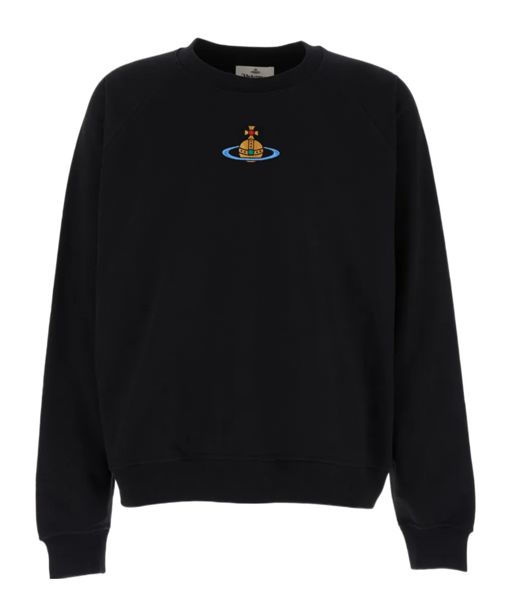 Orb-Embroidered Cotton Sweatshirt