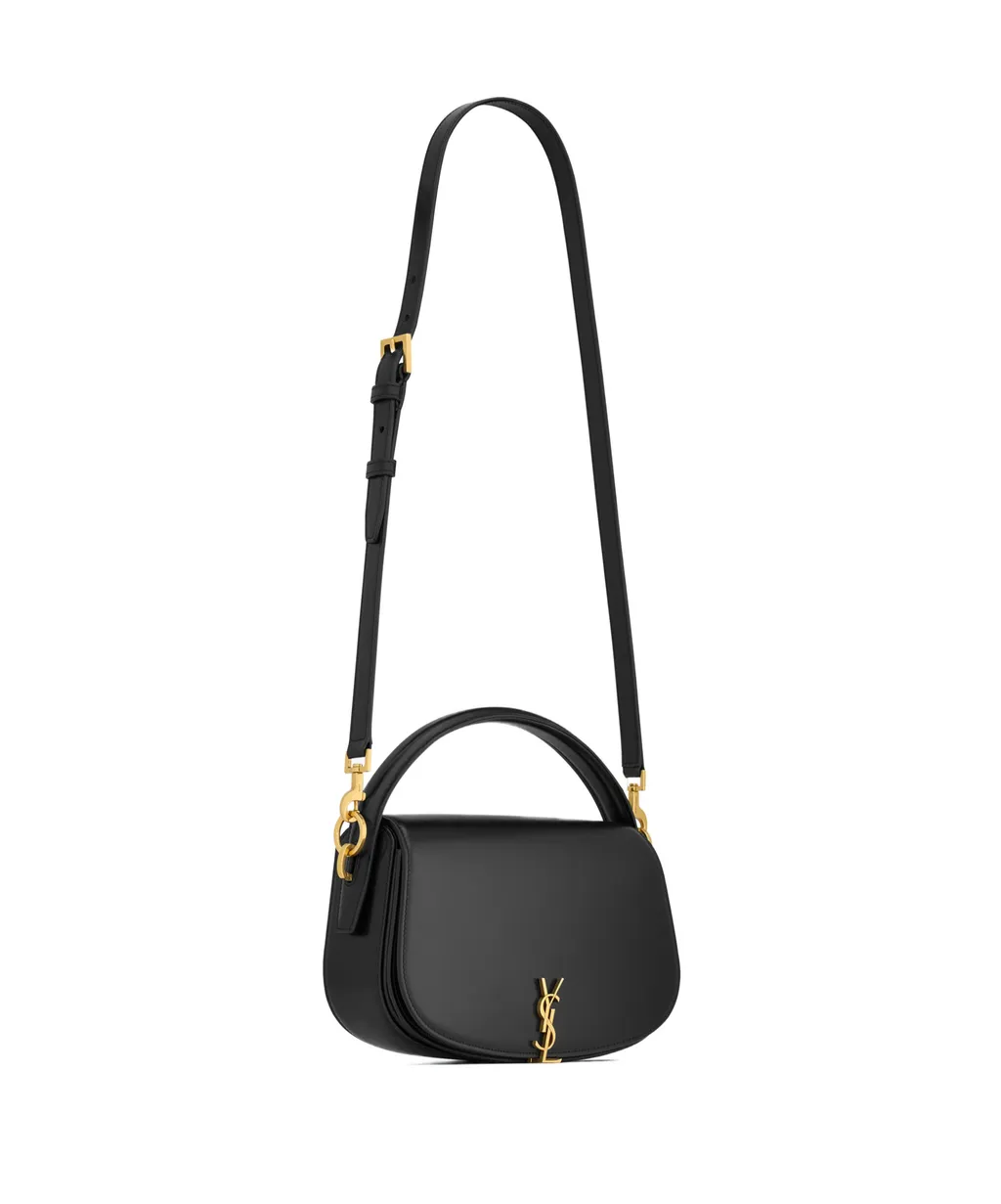 Saint Laurent Voltaire Logo Plaque Shoulder Bag