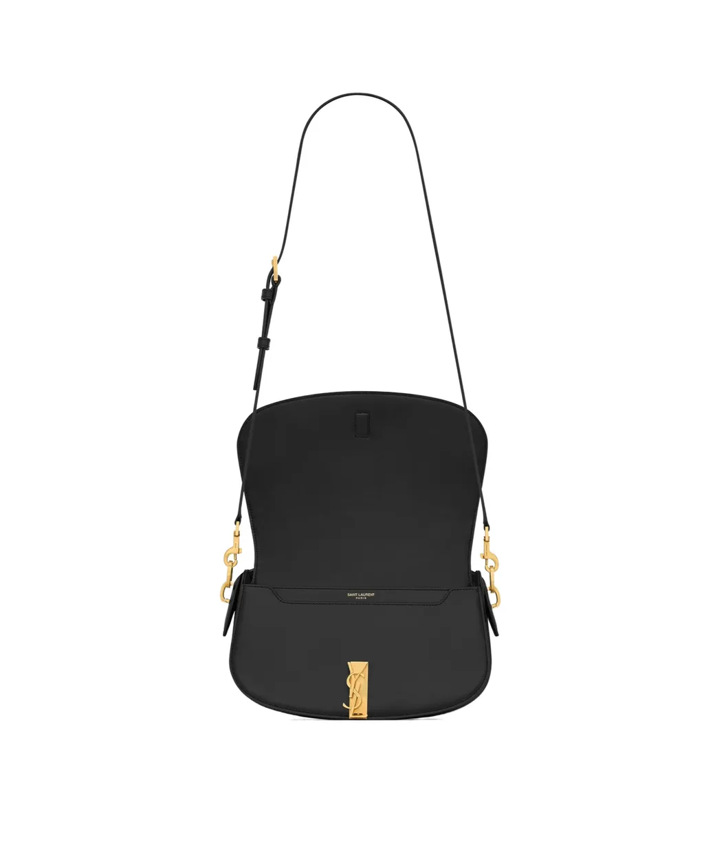 Saint Laurent Voltaire Logo Plaque Shoulder Bag