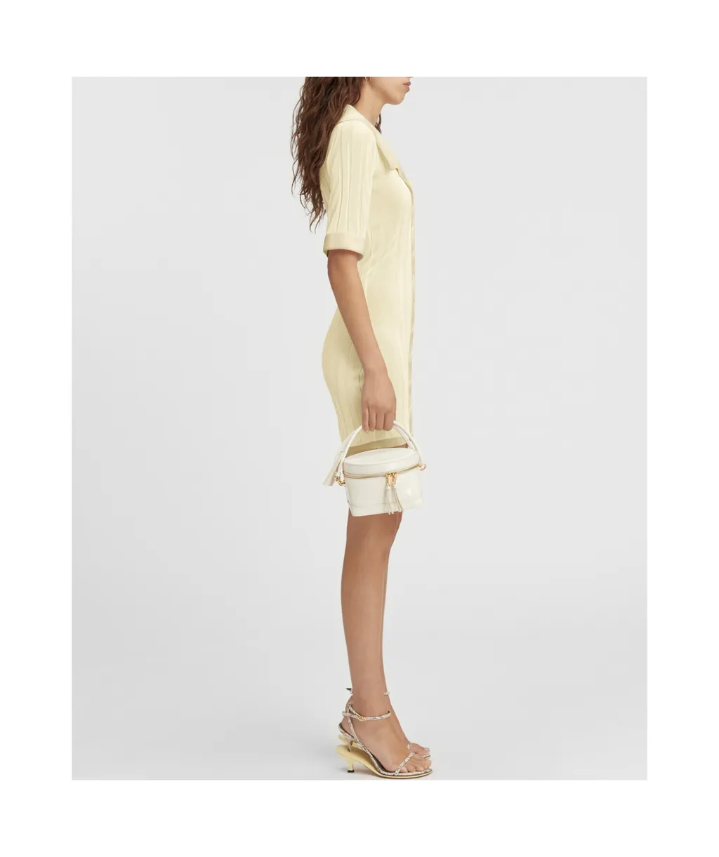 Mini Knitted Shirt Dress