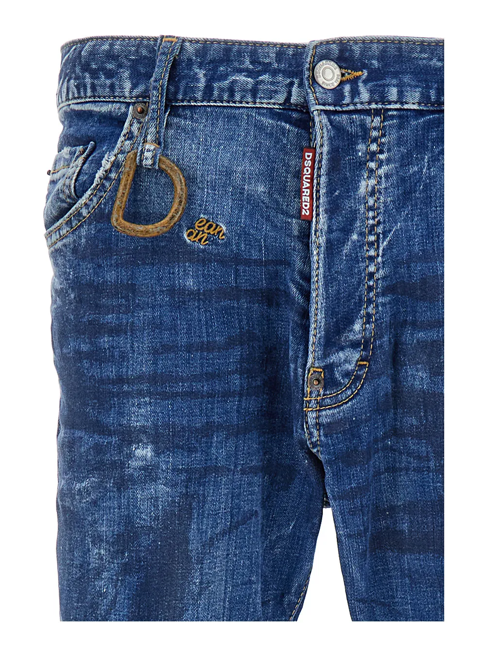 Dsquared2 Distressed Cool Guy Slim-Fit Jeans