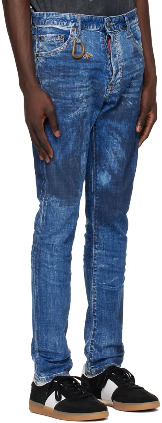Dsquared2 Distressed Cool Guy Slim-Fit Jeans