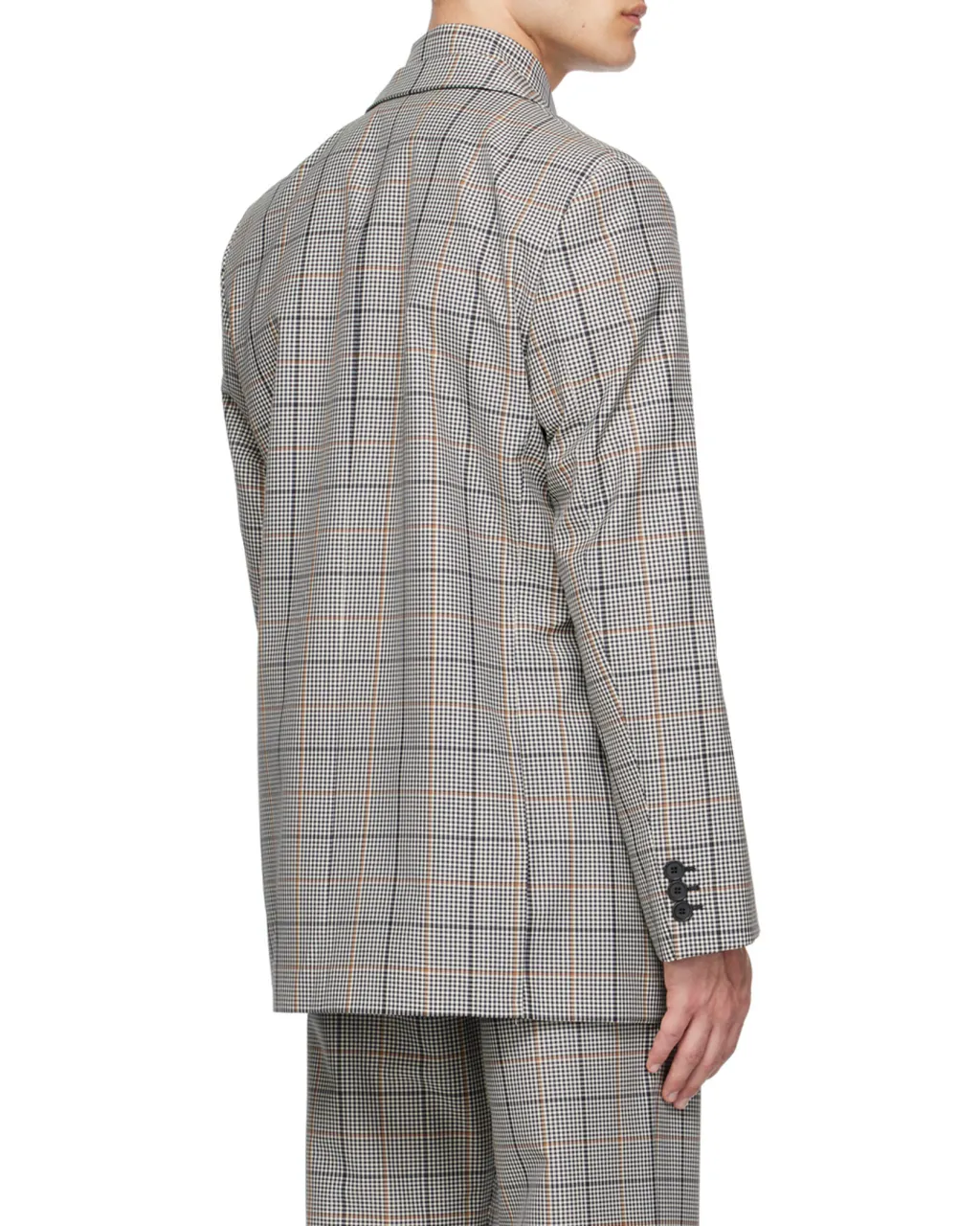 Marni Single-Breasted Checked Blazer
