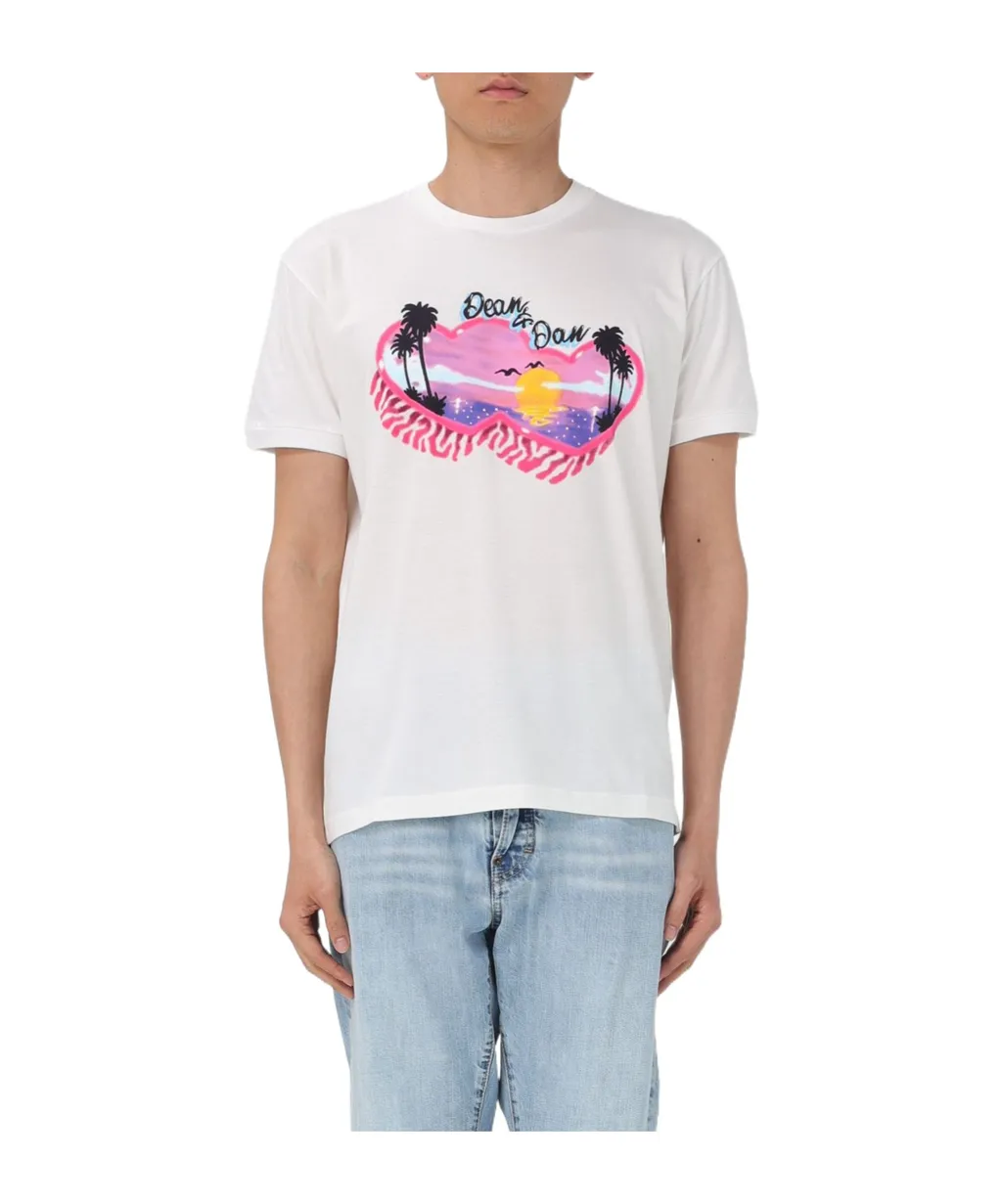 Dsquared2 Pattern-Printed Crewneck T-Shirt