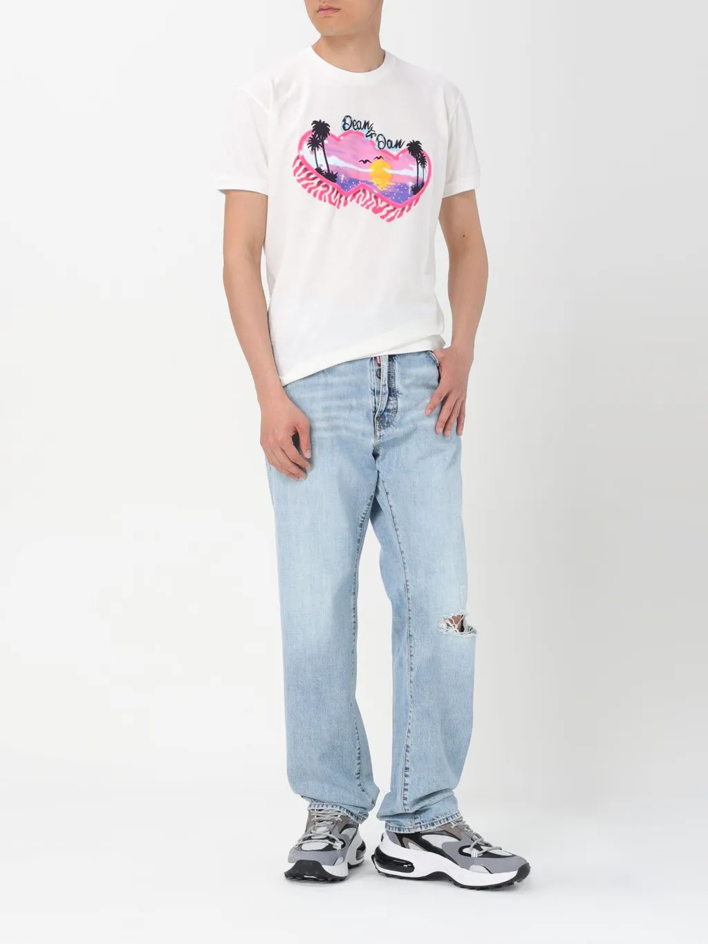 Dsquared2 Pattern-Printed Crewneck T-Shirt