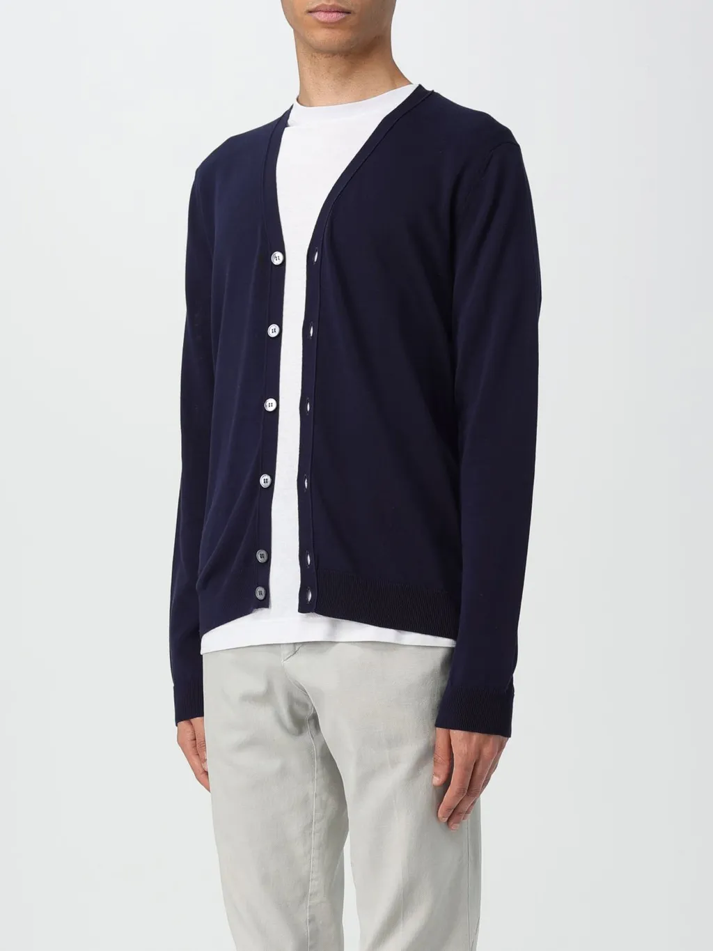 V-Neck Buttoned Cardigan