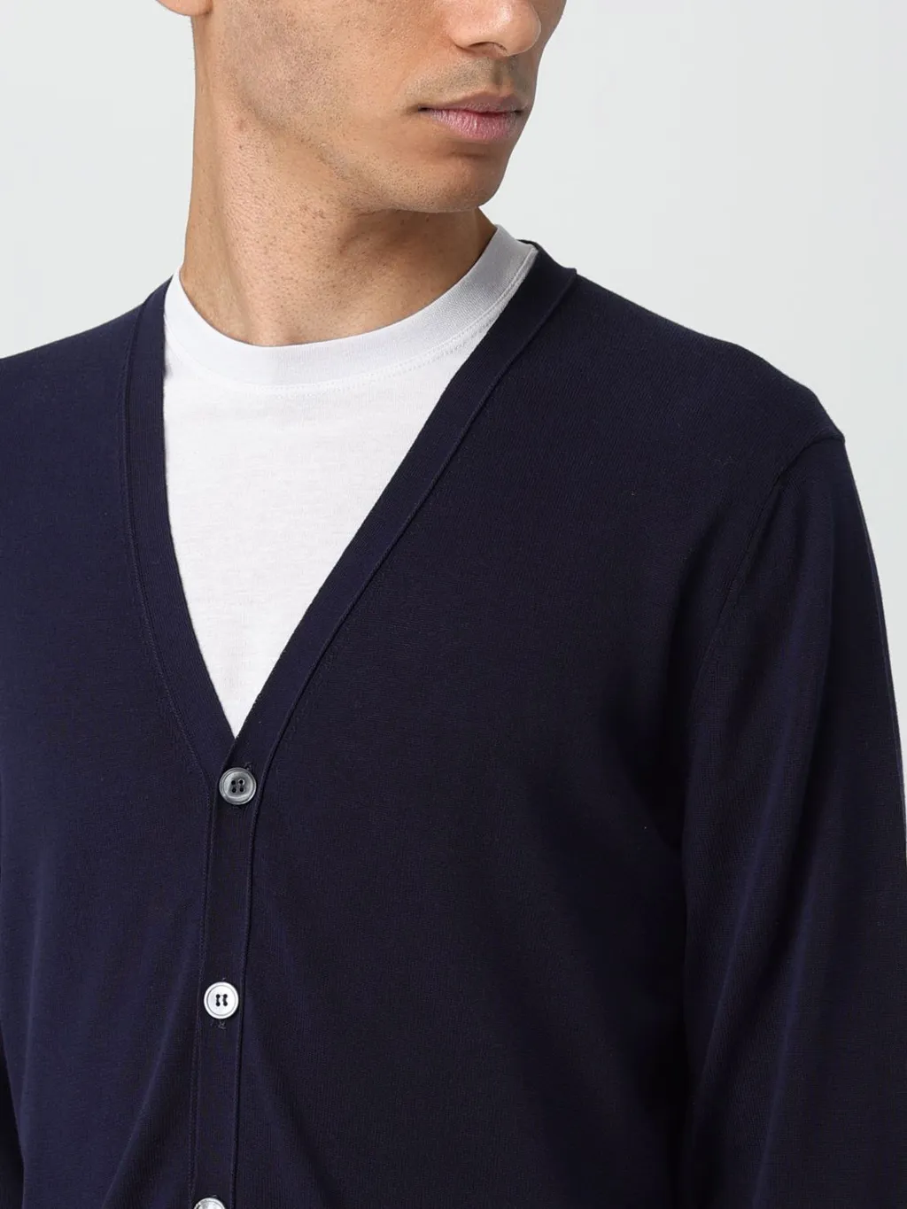 V-Neck Buttoned Cardigan