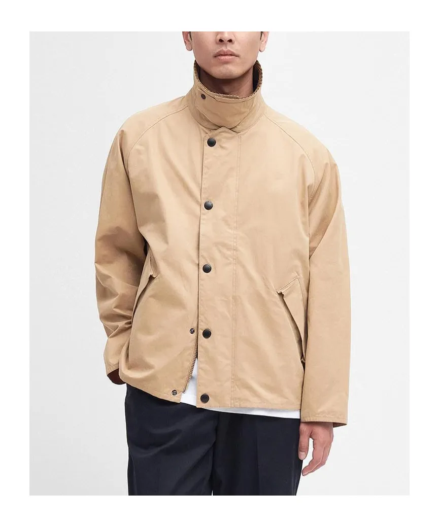 Gabardine Press-Stud Jacket
