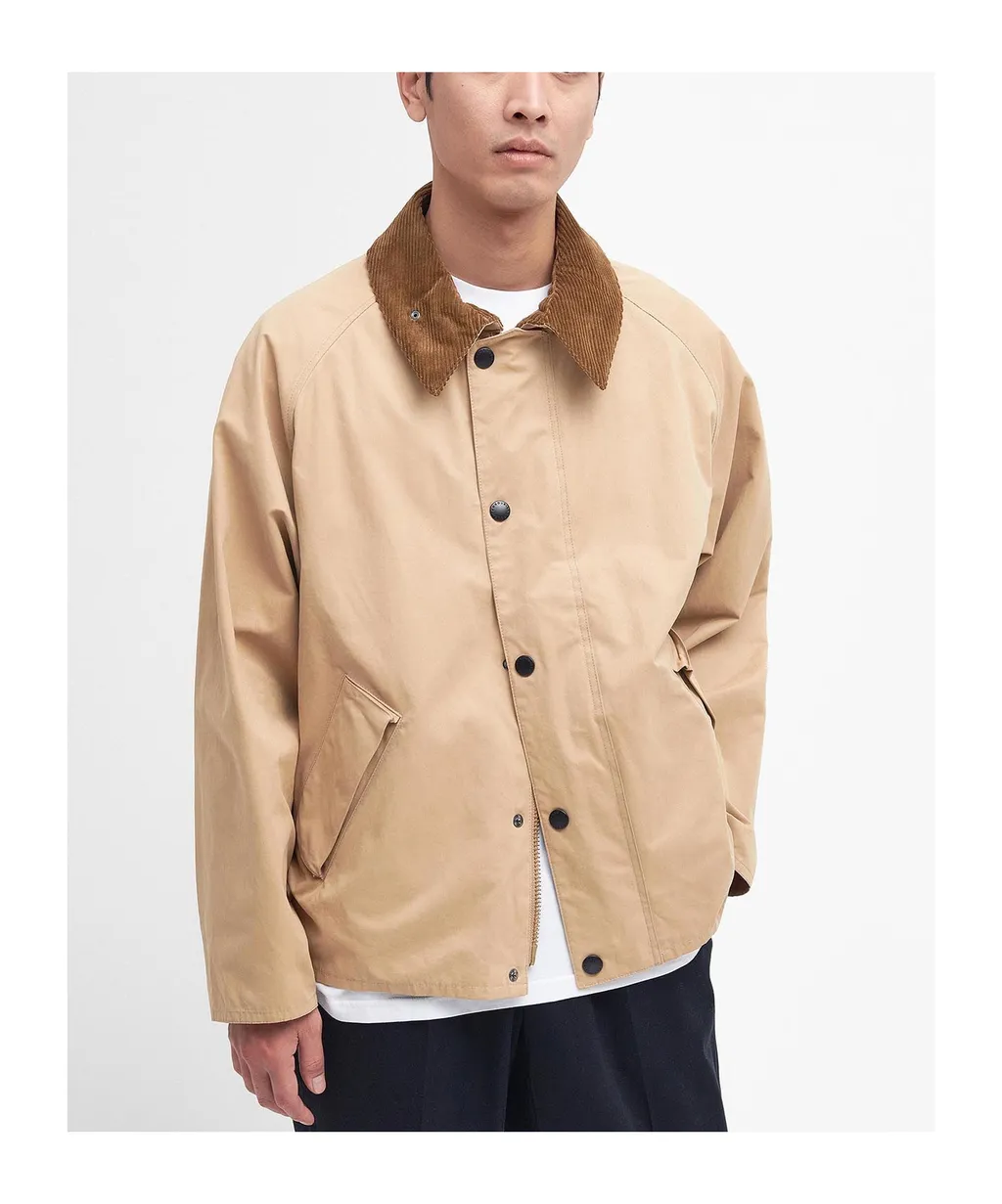 Gabardine Press-Stud Jacket