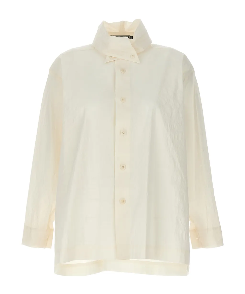 Issey Miyake Crinkled Shirt