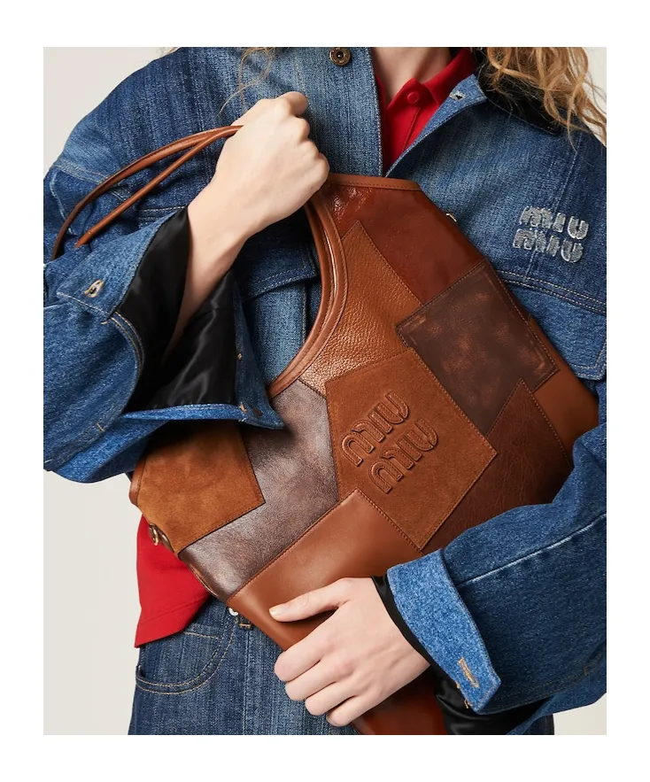 Ivy Leather Patchwork Bag