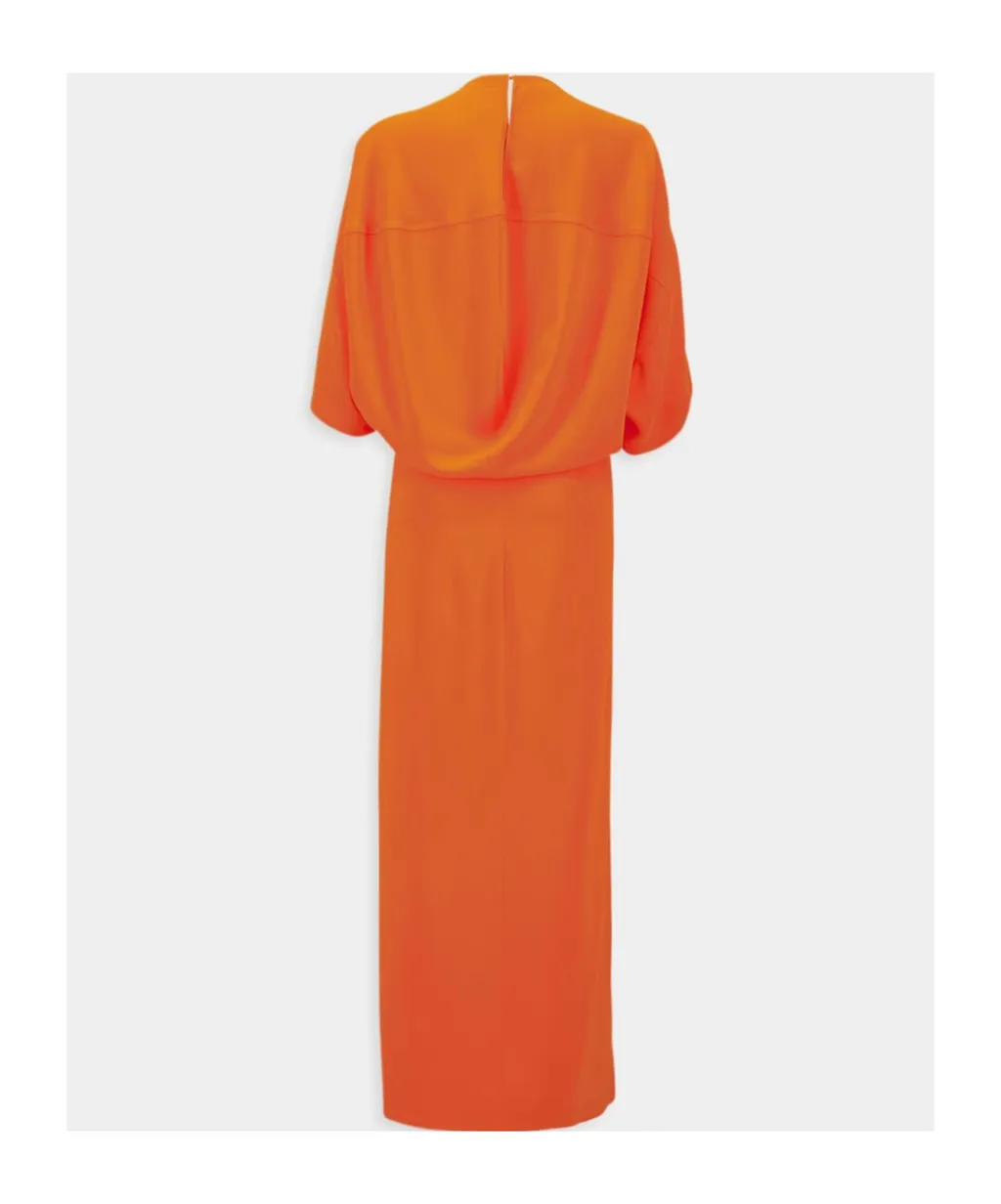 Half-Sleeve Maxi Dress