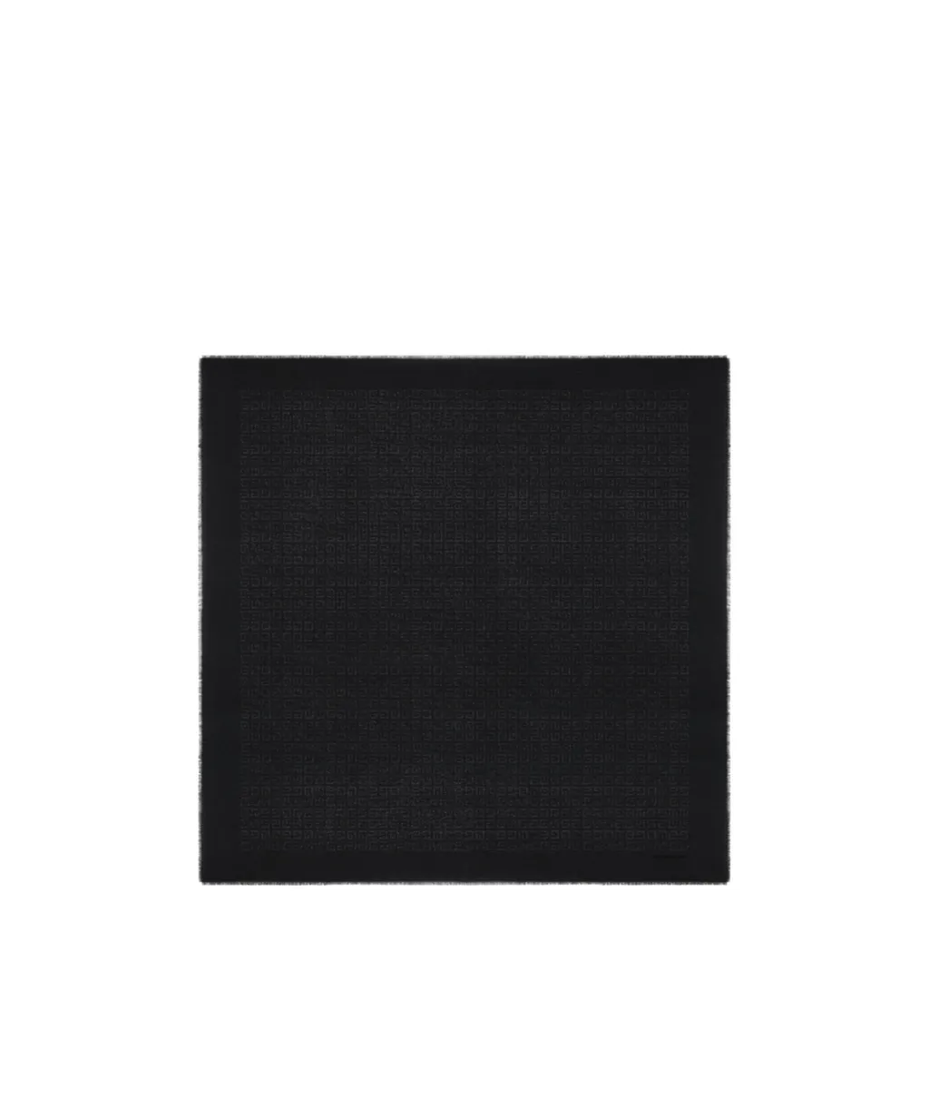 Givenchy Monogram Frayed Edge Scarf