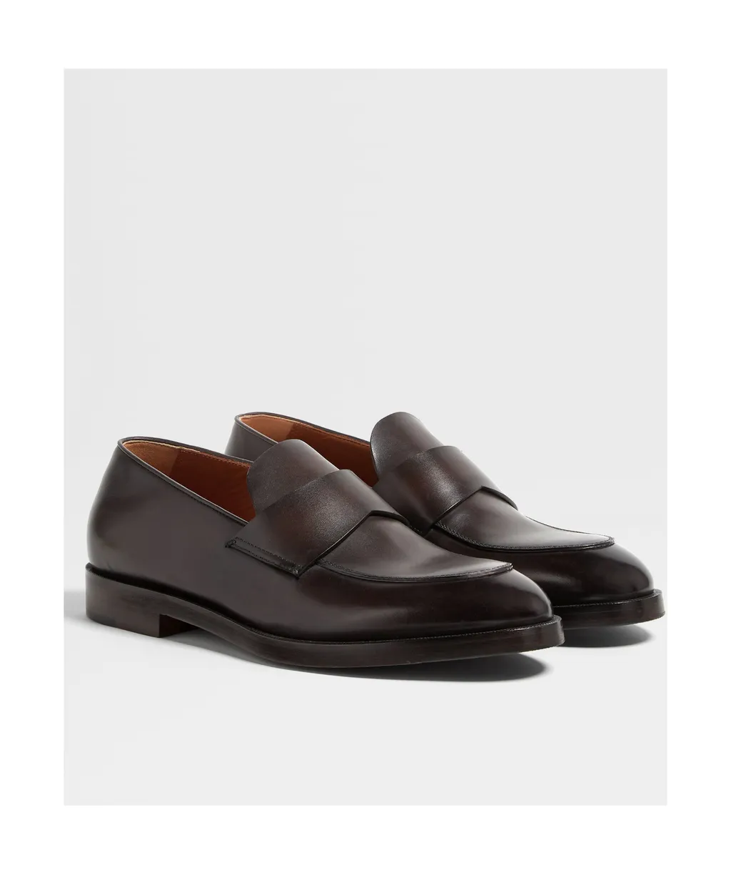 Zegna Torino Round Toe Loafers