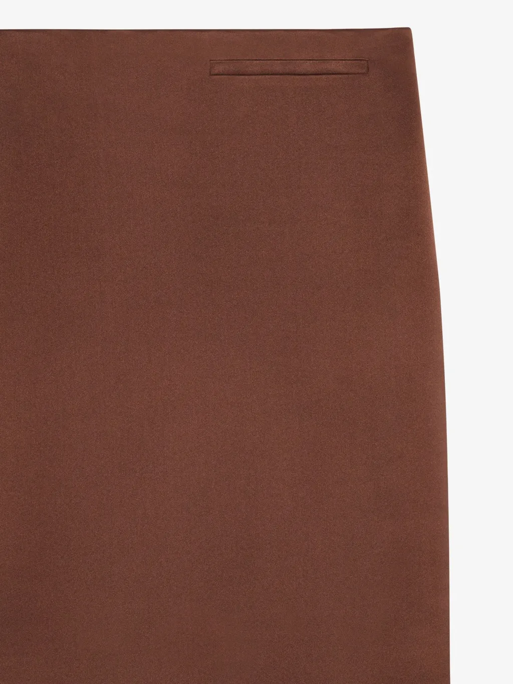 Asymmetric Skirt In Silk Satin Duchesse