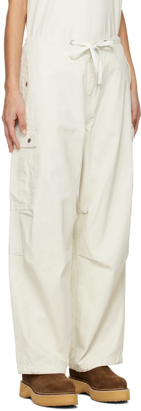 Drawstring Waist-Edge Casual Pants