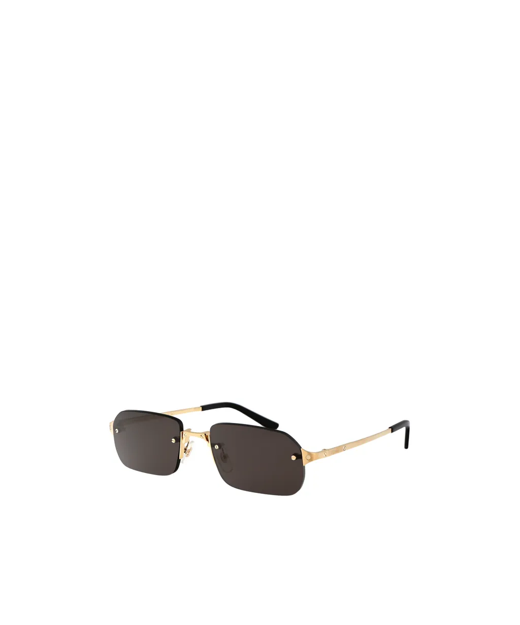 Cartier Rectangular Frame Sunglasses