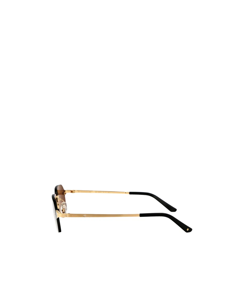 Cartier Rectangular Frame Sunglasses