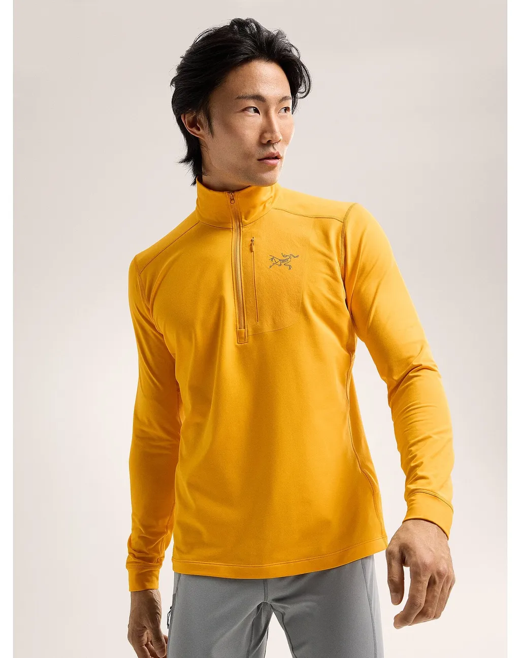 Zipper Collar Sweatshirt