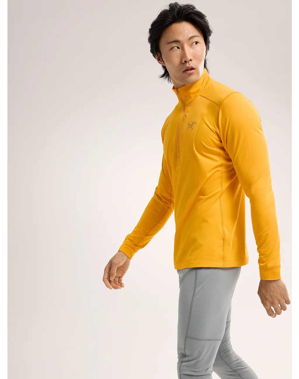 Zipper Collar Sweatshirt