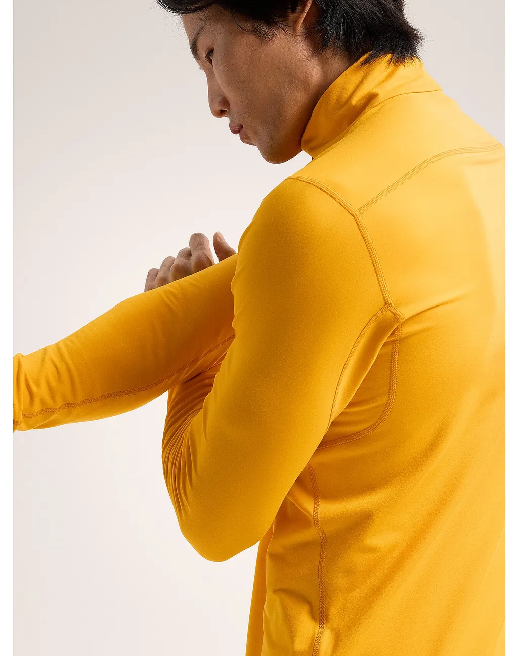 Zipper Collar Sweatshirt