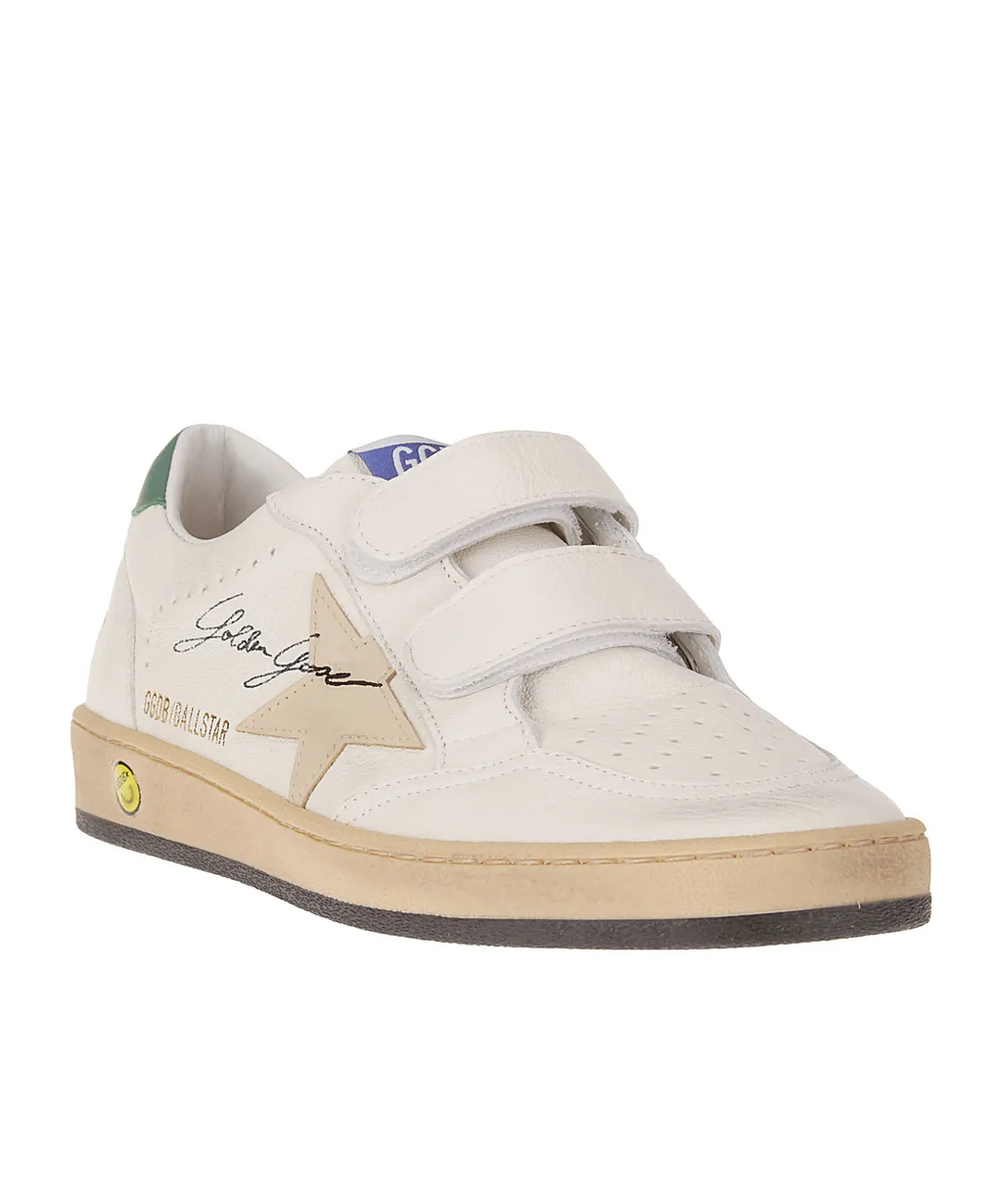 Golden Goose Kids Ball Star Touch-Strap Sneakers