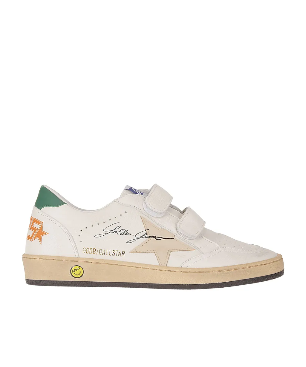 Golden Goose Kids Ball Star Touch-Strap Sneakers