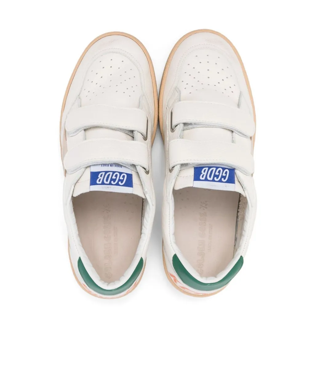 Golden Goose Kids Ball Star Touch-Strap Sneakers