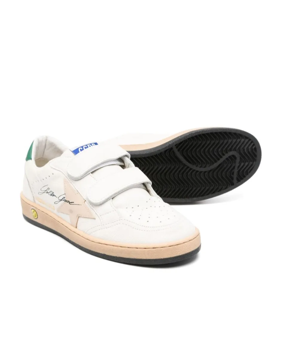 Golden Goose Kids Ball Star Touch-Strap Sneakers