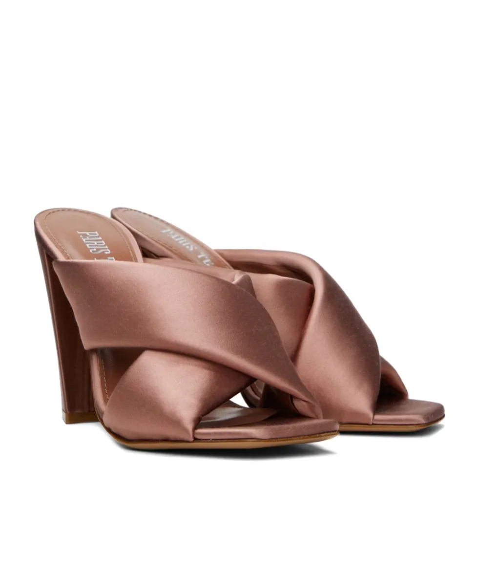 Dafne 110Mm Satin Mules