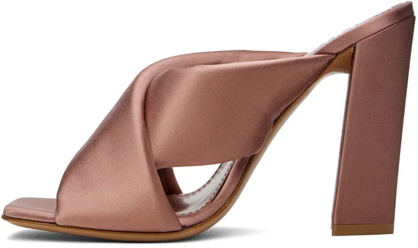 Dafne 110Mm Satin Mules