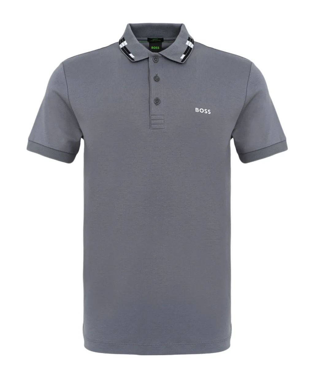 Boss Hugo Boss Collar Graphics Slim Fit Polo Shirt