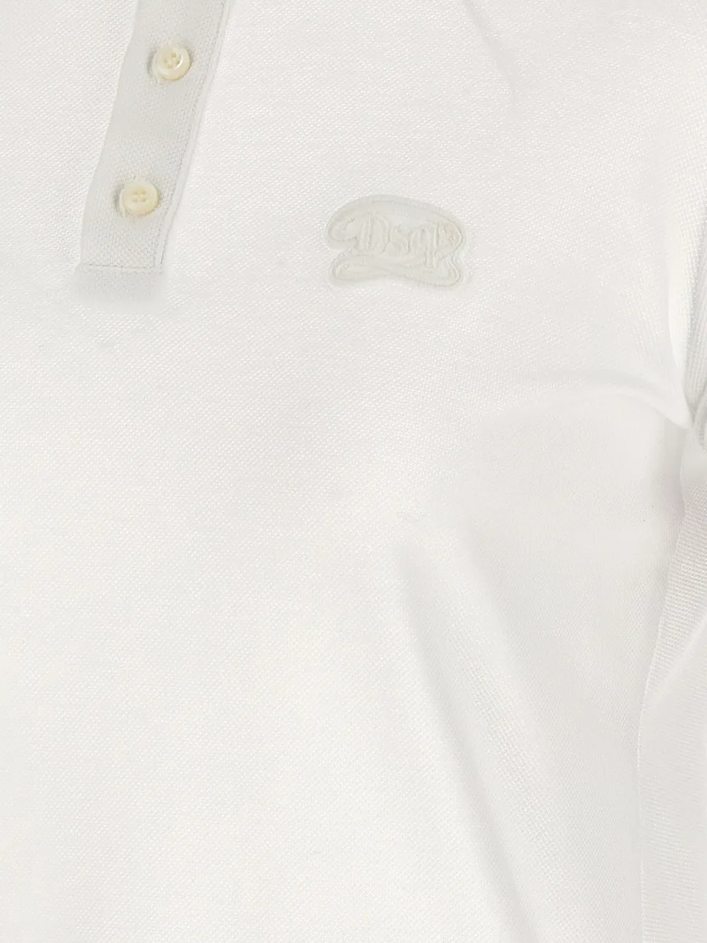 Dsquared2 Logo Embroidered Maxi Cut Out Polo Dress