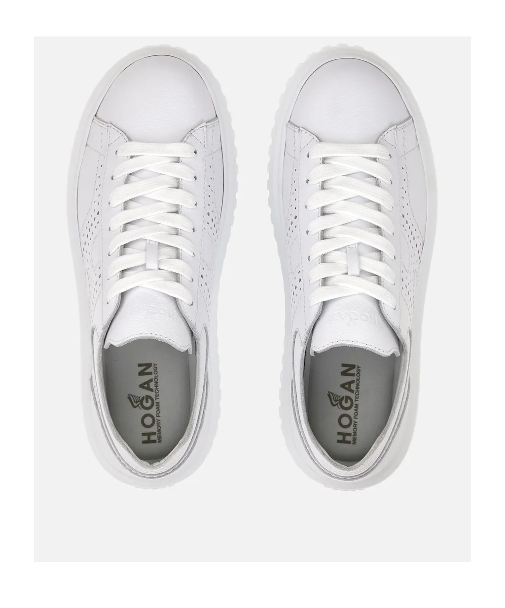 Hogan Logo-Perforated Chunky Sneakers