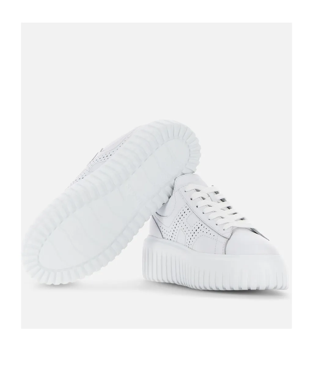 Hogan Logo-Perforated Chunky Sneakers