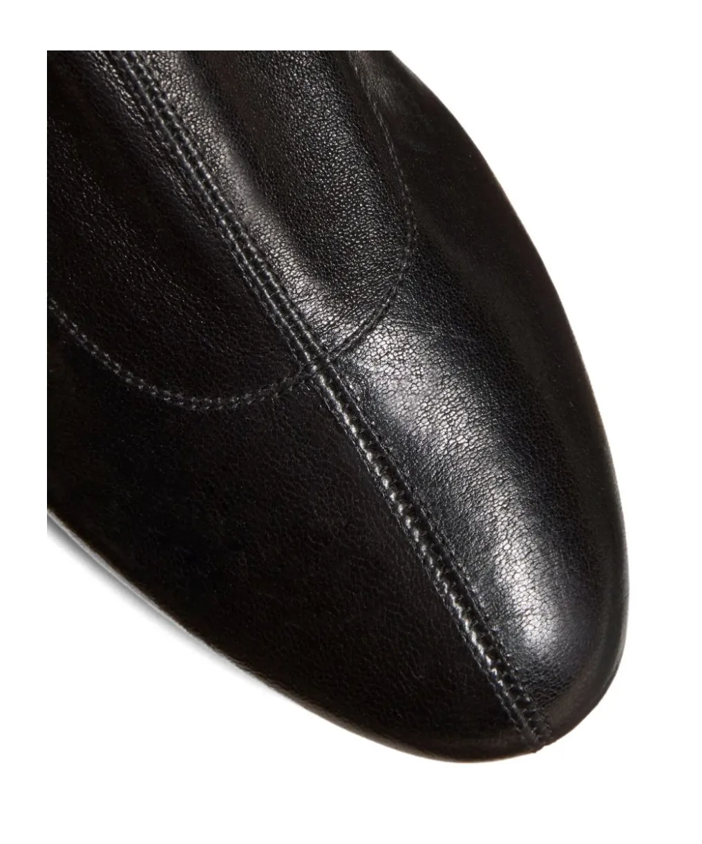 Khaite The Apollo Round Toe Ankle Boots