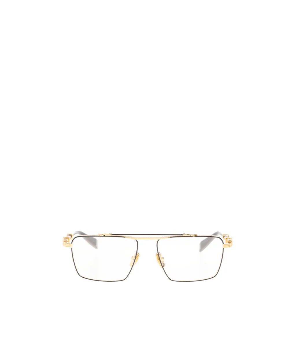 Balmain Eyewear Rectangle Frame Glasses