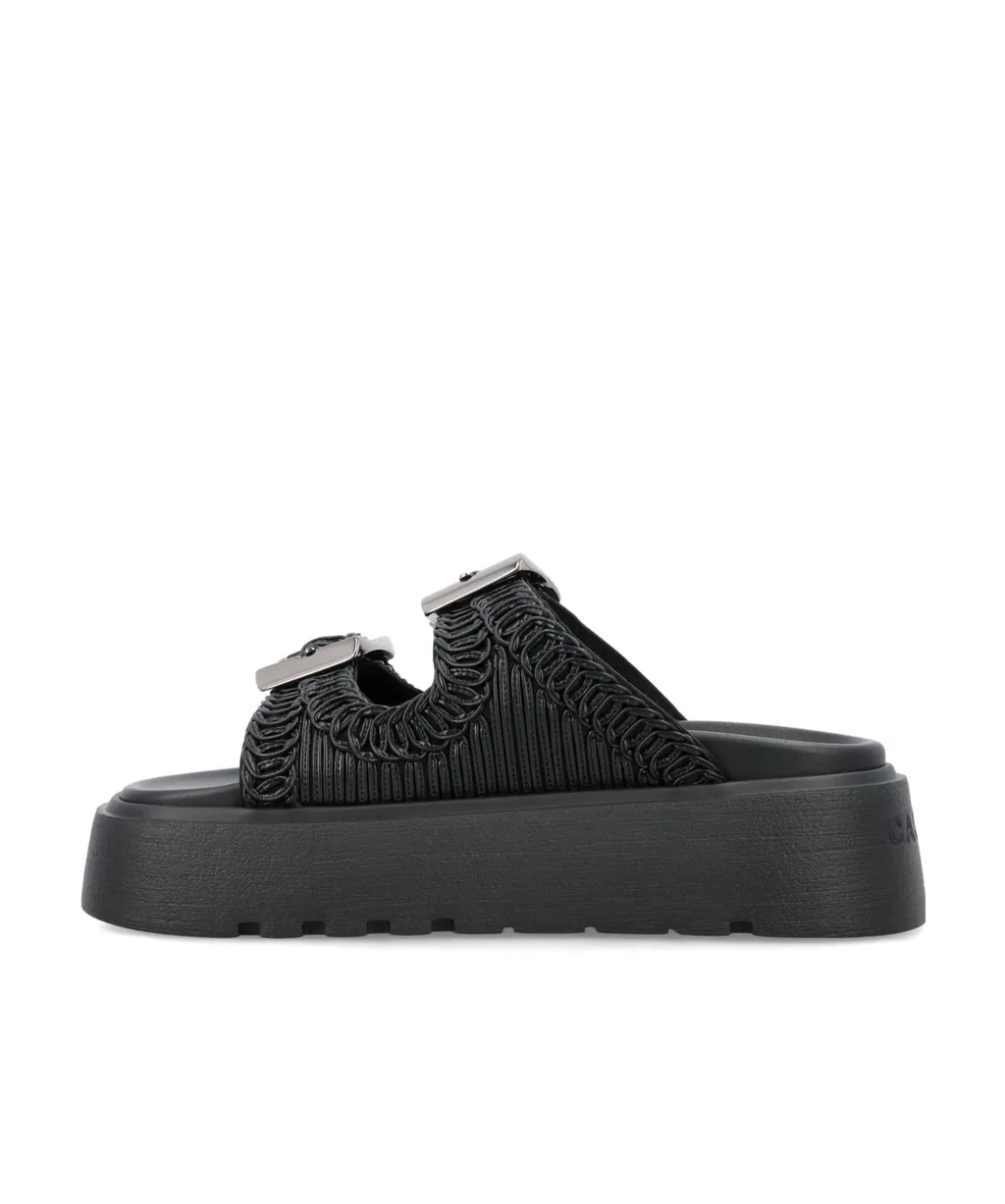 Casadei Double-Strap Slip-On Sandals