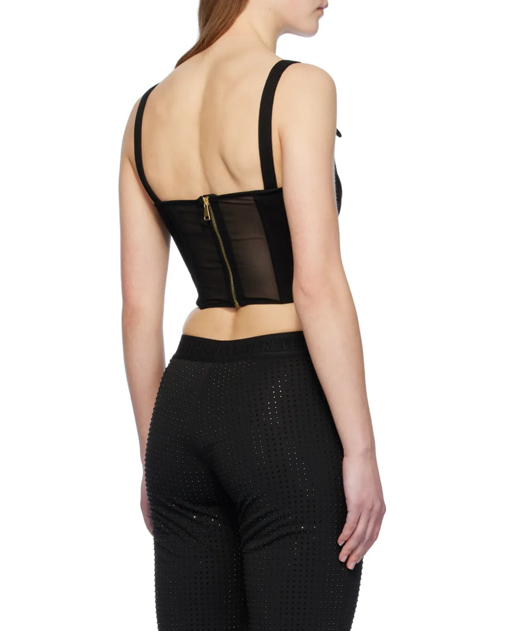 Buckle-Straps Corset Tank Top